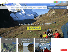 Tablet Screenshot of andeanadventuresperu.com